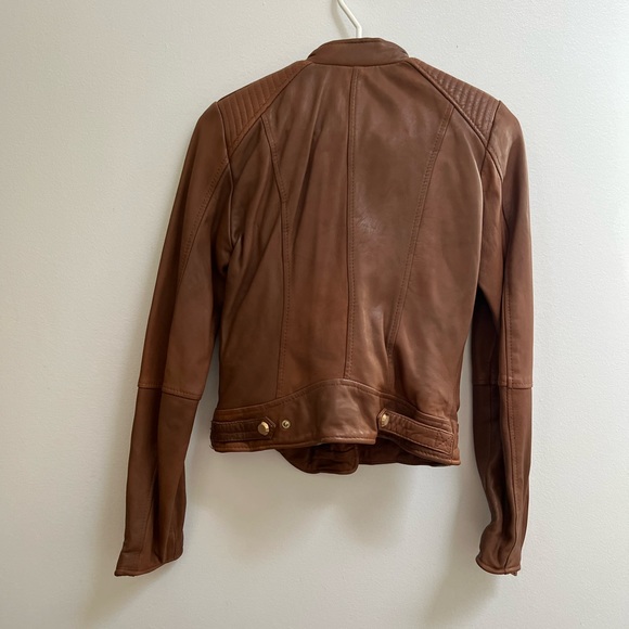 Zara Sheep Leather Jacket S - Picture 6 of 7